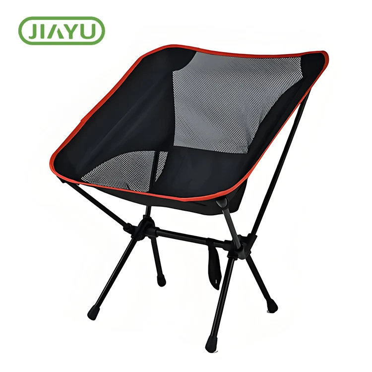 Backrest ڪيمپنگ پورٽبل ڪرسي